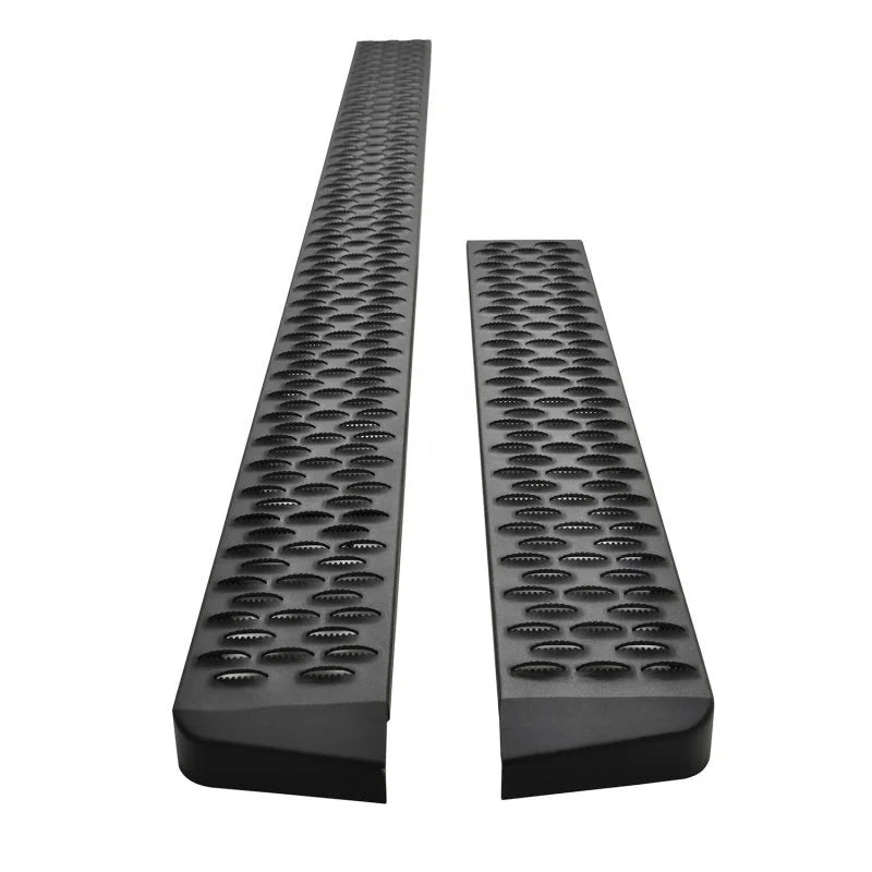 Westin Ford Transit Van 150/250/350 (46in Driver & 97in. Pass) Grate Steps Running Boards - Tex. Blk - Additional View 6