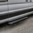 Load image into Gallery viewer, Westin Ford Transit Van 150/250/350 (Single 54in Pass Door) Grate Steps Running Boards - Tex. Blk - Back View