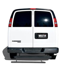 Load image into Gallery viewer, Westin Ford Transit Van 150/250/350 (Single 54in. Pass Door) Grate Steps Running Boards - Tex. Blk - Side View