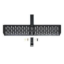 Load image into Gallery viewer, Westin Grate Steps Hitch Step - Textured Black - Back View