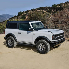 Load image into Gallery viewer, Westin Grate Steps Running Boards 54 in - Textured Black - Side View