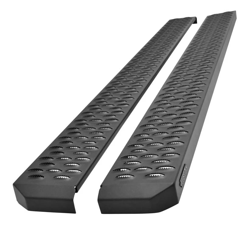 Westin Grate Steps Running Boards 68 in - Textured Black - Main Product View