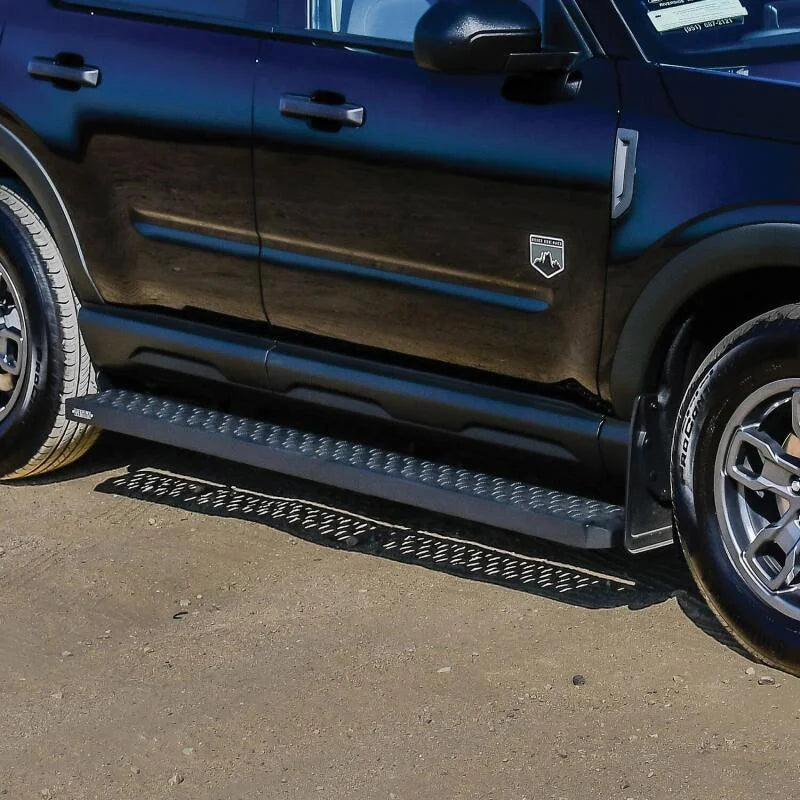 Westin Grate Steps Running Boards 68 in - Textured Black - Additional View 6