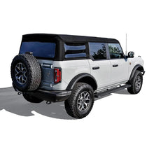 Load image into Gallery viewer, Westin Grate Steps Running Boards 75 in - Textured Black - Back View