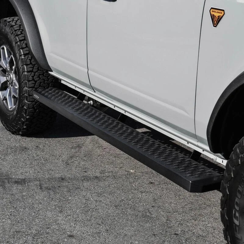 Westin Grate Steps Running Boards 75 in - Textured Black - Additional View 6