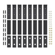 Load image into Gallery viewer, Westin Grate Steps Running Boards 75 in - Textured Black - Additional View 7