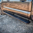 Load image into Gallery viewer, Westin Grate Steps Running Boards 79 in - Textured Black - Side View