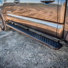 Load image into Gallery viewer, Westin Grate Steps Running Boards 79 in - Textured Black - Side View