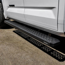 Load image into Gallery viewer, Westin Grate Steps Running Boards 79 in - Textured Black - Back View