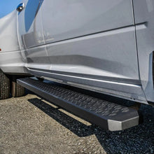 Load image into Gallery viewer, Westin Grate Steps Running Boards 83 in - Textured Black - Side View
