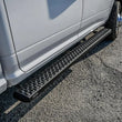 Load image into Gallery viewer, Westin Grate Steps Running Boards 83 in - Textured Black - Back View