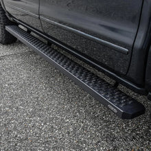 Load image into Gallery viewer, Westin Grate Steps Running Boards 86 in - Textured Black - Side View