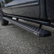 Load image into Gallery viewer, Westin Grate Steps Running Boards 86 in - Textured Black - Back View