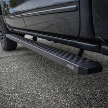 Load image into Gallery viewer, Westin Grate Steps Running Boards 86 in - Textured Black - Back View