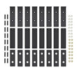 Load image into Gallery viewer, Westin Grate Steps Running Boards 86 in - Textured Black - Additional View 7
