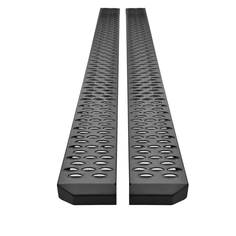 Westin Grate Steps Running Boards 86 in - Textured Black - Additional View 8