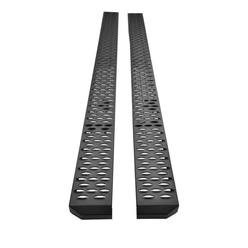 Westin Grate Steps Running Boards 90 in - Textured Black - Additional View 14