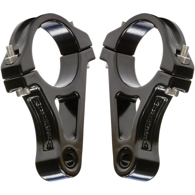 Westin HD LED Bar Clamp for 2in diameter tube - Black - Side View