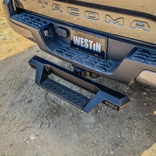 Load image into Gallery viewer, Westin HDX Drop Hitch Step 34in Step 2in Receiver - Textured Black - Installation View