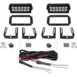 Load image into Gallery viewer, Westin HDX Flush Mount B-FORCE LED Light Kit (Set of 2) w/wiring harness - Black - Back View