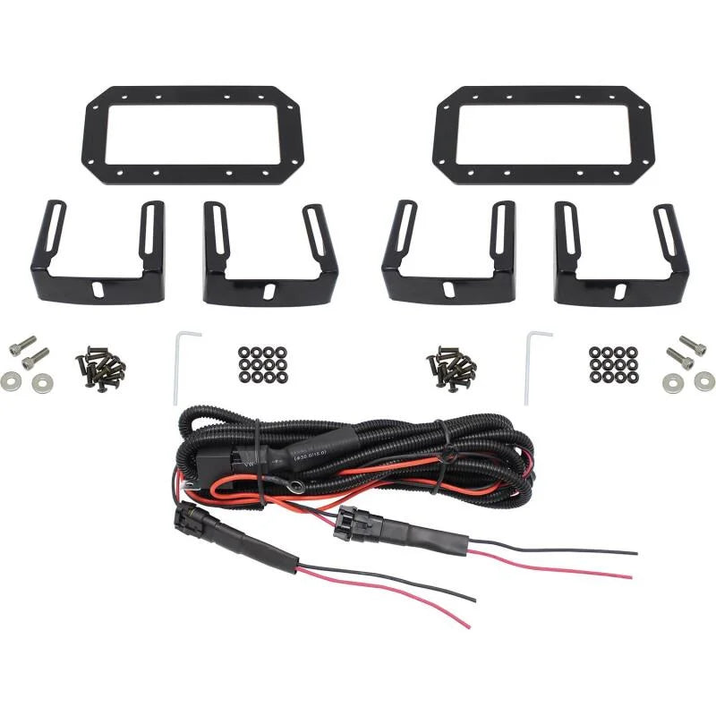 Westin HDX Flush Mount B-FORCE LED Light Kit (Set of 2) w/wiring harness - Black - Additional View 8