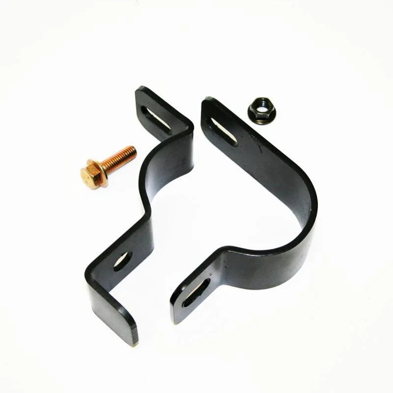 Westin HDX Grille Guard Light Clamps Universal (Pak of 2) - Black - Back View