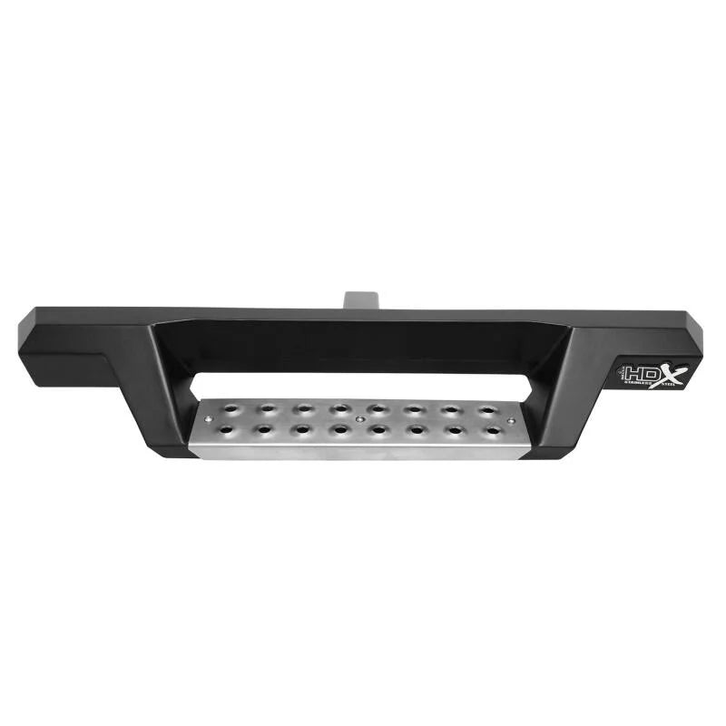 Westin HDX Stainless Drop Hitch Step 34in Step 2in Receiver - Textured Black - Side View