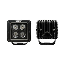 Load image into Gallery viewer, Westin HyperQ LED Auxiliary Lights 3in x 3in cube 20w Flood - Black - Additional View 5