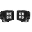 Load image into Gallery viewer, Westin LED Auxiliary Light 3.2in x 3.0in Spot w/5W Cree - Black - Side View