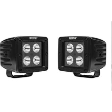 Load image into Gallery viewer, Westin LED Auxiliary Light 3.2in x 3.0in Spot w/5W Cree - Black - Side View