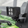 Load image into Gallery viewer, Westin LED Auxiliary Light 3.2in x 3.0in Spot w/5W Cree - Black - Back View