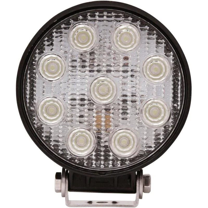 Westin LED Work Utility Light Round 5 inch Flood w/3W Epistar - Black - Main Product View