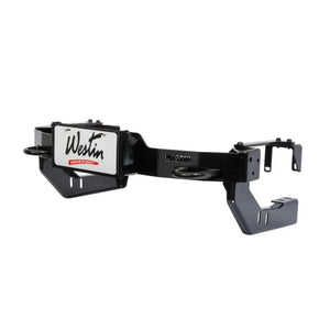Westin MAX Winch Tray License Plate Bracket - Black - Main Product View