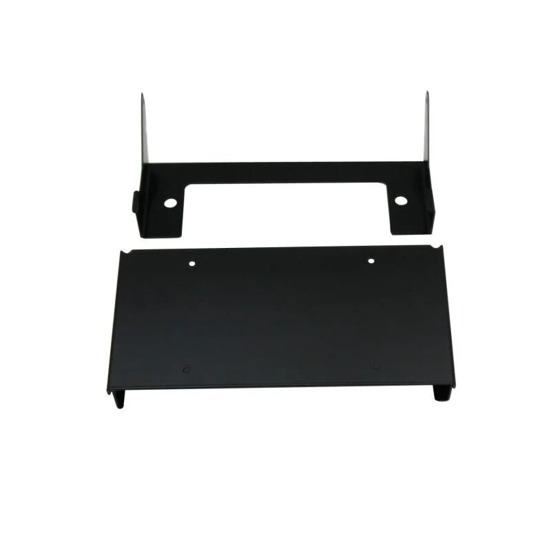 Westin MAX Winch Tray License Plate Bracket - Black - Side View