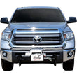 Load image into Gallery viewer, Westin MAX Winch Tray License Plate Bracket - Black - Installation View
