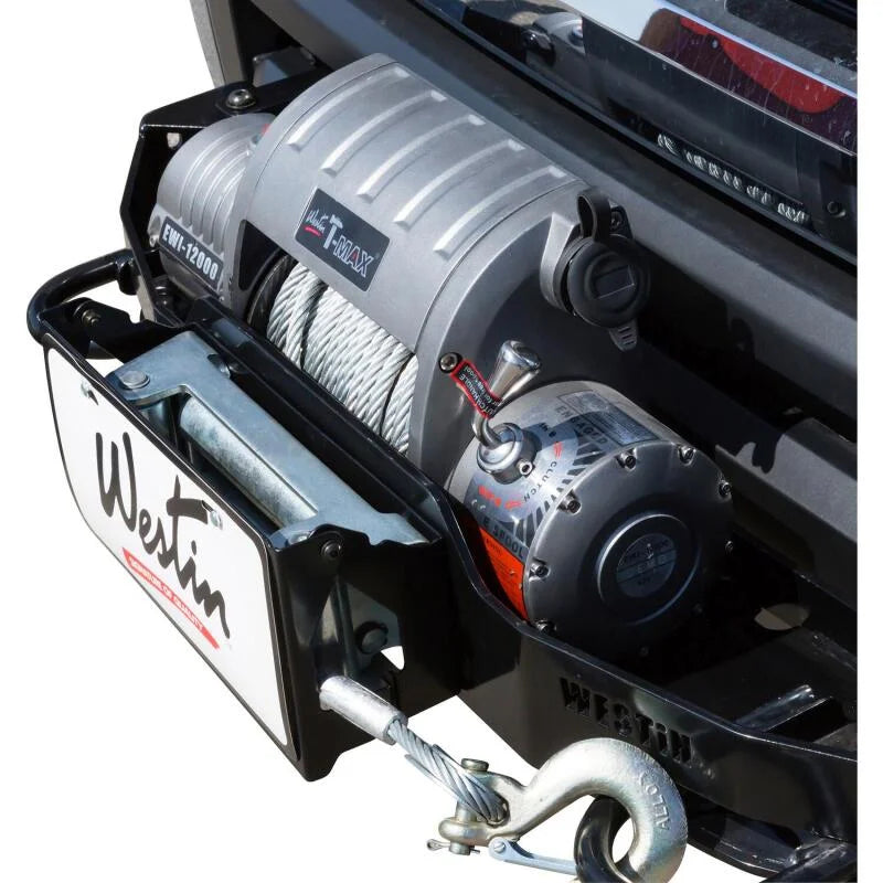 Westin MAX Winch Tray License Plate Bracket - Black - Additional View 5