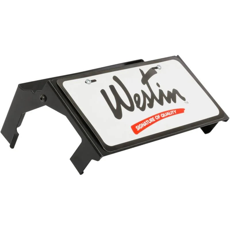 Westin MAX Winch Tray License Plate Bracket - Black - Additional View 9