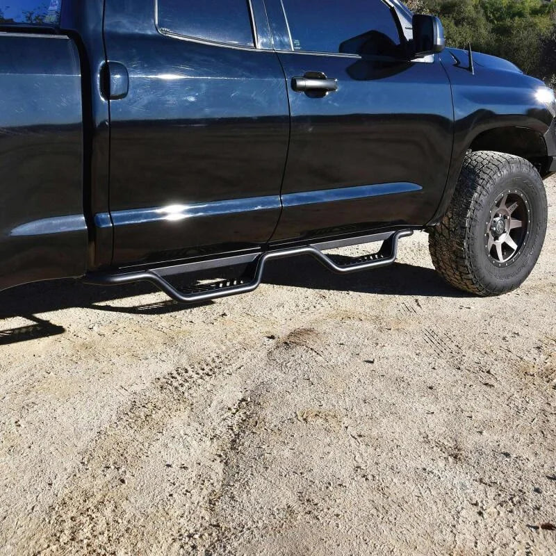 Westin Nerf Step Bars fits 2007-2021 Toyota Tundra / Tundra DOUBLE CAB - Side View