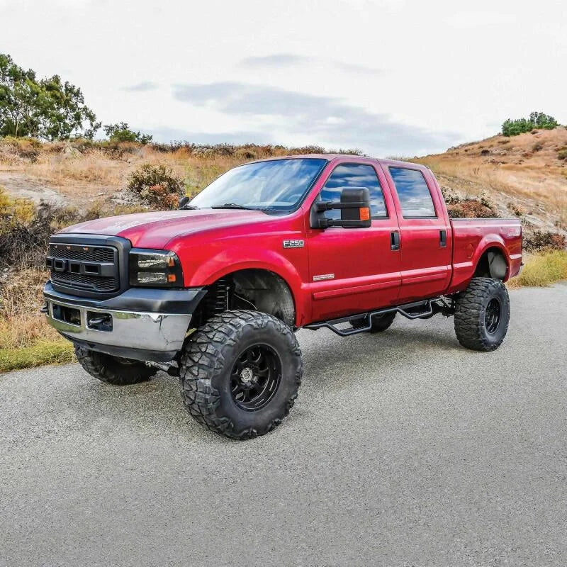 Westin Outlaw Drop Nerf Step Bars Textured Black fits 1999-2016 Ford F-250 Super Duty, F-350 Super Duty, F-450, F-550 - In...