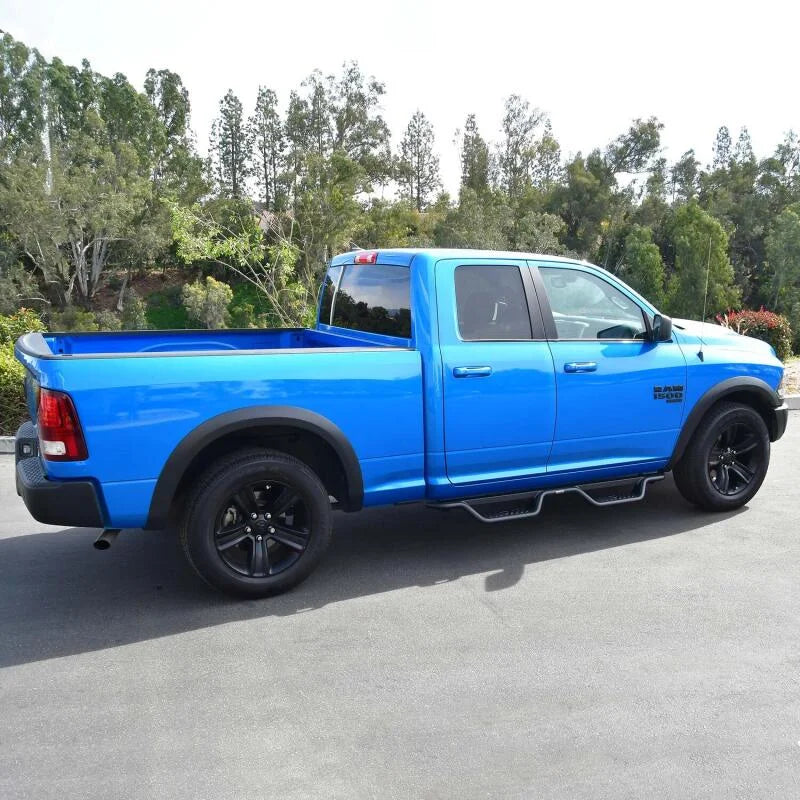Westin Outlaw Drop Nerf Step Bars Textured Black fits 2009-2010 Dodge Ram 1500 / 2011-2018 Ram 1500 / 2019-2024 Ram 1500 C...