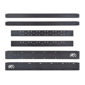 Westin Overland Cargo Rails 57in - Textured Black - Main Product View