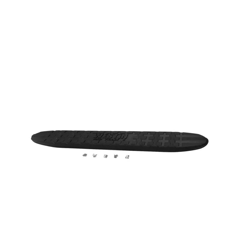 Westin PRO TRAXX 4 Replacement Service Kit with 24in pad (5 stud) - Black - Side View