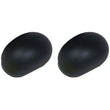 Load image into Gallery viewer, Westin Platinum 4 Oval 4 in Tube Step End Cap Kit - Black - Main Product View