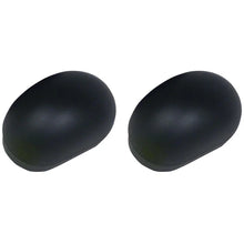 Load image into Gallery viewer, Westin Platinum 4 Oval 4 in Tube Step End Cap Kit - Black - Main Product View