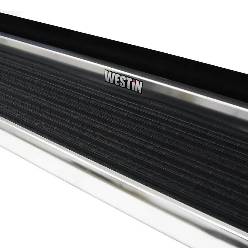 Westin Polished Aluminum Running Board 83 inches SG6 Running Boards - Polished - Side View