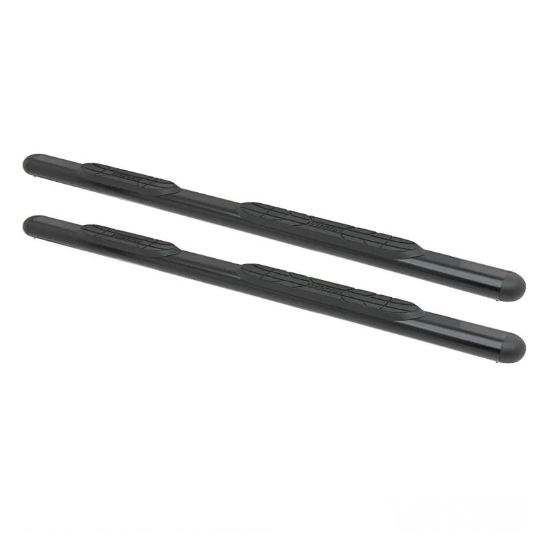 Westin Premier 4 Oval Nerf Step Bars 72 in - Black (Does Not Include Mounting Hardware/Brackets) - Side View
