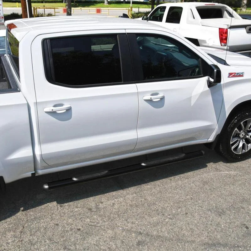 Westin Premier 4 Oval Nerf Step Bars - 85 in - Black - Back View