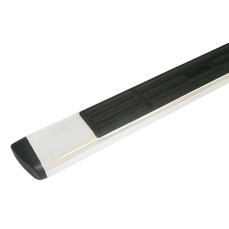 Westin Premier 6 in Oval Side Bar - Stainless Steel 53 in - Stainless Steel - Side View