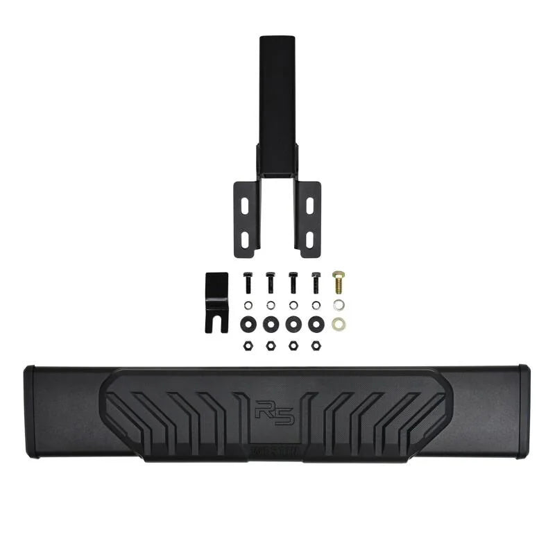 Westin R5 Hitch Step 27in Step 2in Receiver - Black - Installation View