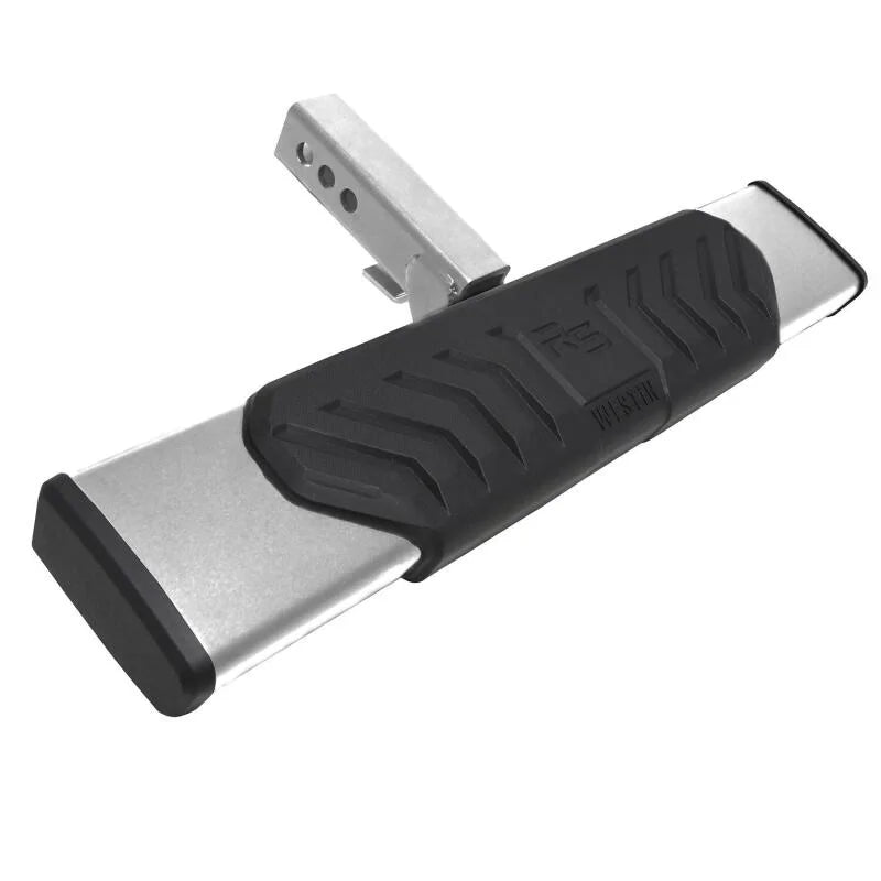 Westin R5 Hitch Step 27in Step 2in Receiver - Stainless Steel - Back View
